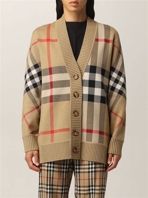 beige cable knit cardigan burberry|Burberry Cardigan for Women .